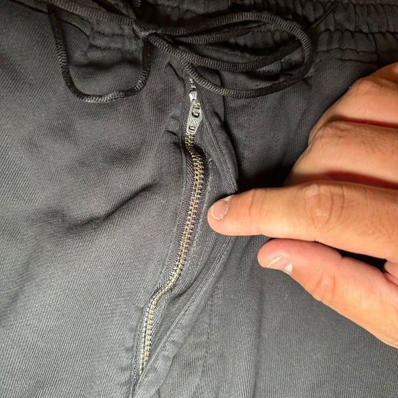 Y-3 Adidas Yohji Yamamoto Sweatpants Mens S Black Joggers FJ0357 Tapered - Picture 5 of 15